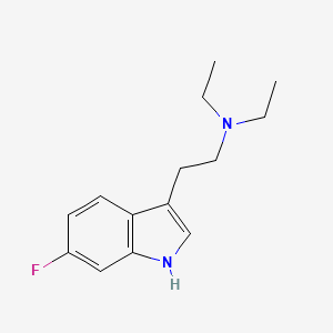 molecular formula C14H19FN2 B1220290 6-fluoro-N,N-diethyltryptamine CAS No. 2836-69-3