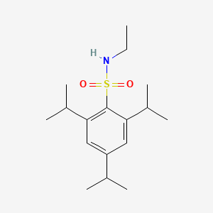 molecular formula C17H29NO2S B12202971 N-ethyl-2,4,6-tri(propan-2-yl)benzenesulfonamide 