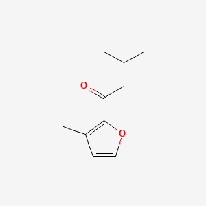 molecular formula C10H14O2 B1220325 3-methyl-1-(3-methylfuran-2-yl)butan-1-one CAS No. 488-05-1