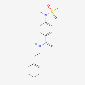 N-[2-(1-cyclohexenyl)ethyl]-4-[methyl(methylsulfonyl)amino]benzamide