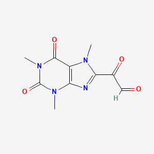 1,3,7-Trimethylxanthin-6-ylglyoxal