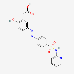 molecular formula C19H16N4O5S B1220348 Homosulphasalazine CAS No. 73536-01-3