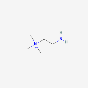 molecular formula C5H15N2+ B1220356 Aminocholine CAS No. 38170-37-5