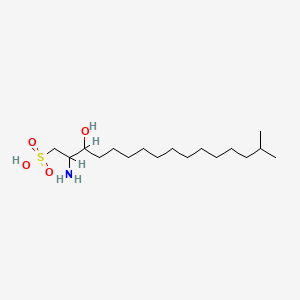 molecular formula C17H37NO4S B1220359 Capnine CAS No. 76187-10-5