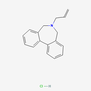 molecular formula C17H18ClN B1220367 Azapetine hydrochloride CAS No. 65-15-6