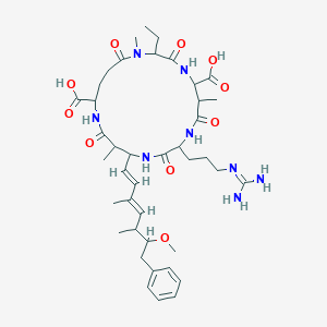 molecular formula C41H62N8O10 B122038 Dihydronodularin CAS No. 146109-35-5