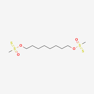 molecular formula C10H22O4S4 B1220395 Octamethylene bis(methanethiosulfonate) CAS No. 80981-48-2