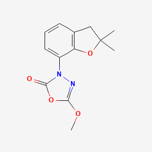 3-[2,3-Dihydro-2,2-dimethylbenzofuran-7-yl]-5-methoxy-1,3,4-oxadiazol-2(3H)-one