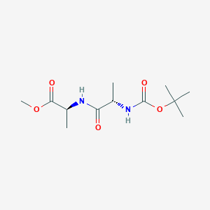 molecular formula C12H22N2O5 B012204 Boc-Ala-Ala-OMe CAS No. 19794-10-6