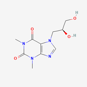 7-[(2S)-2,3-dihydroxypropyl]-1,3-dimethyl-3,7-dihydro-1H-purine-2,6-dione