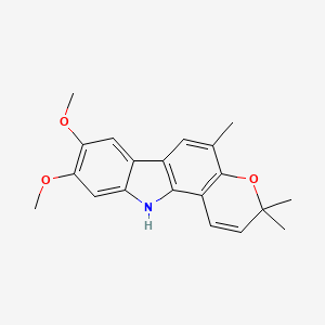 molecular formula C20H21NO3 B1220425 Koenidine CAS No. 24123-92-0