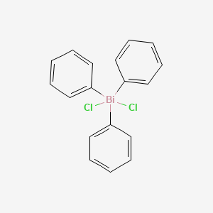 molecular formula C18H15BiCl2 B1220426 Triphenylbismuth dichloride CAS No. 594-30-9