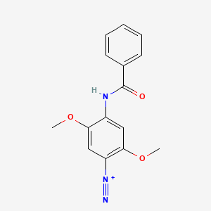 Benzenediazonium, 4-(benzoylamino)-2,5-dimethoxy-