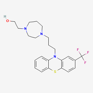 molecular formula C23H28F3N3OS B1220437 Homofenazine CAS No. 3833-99-6