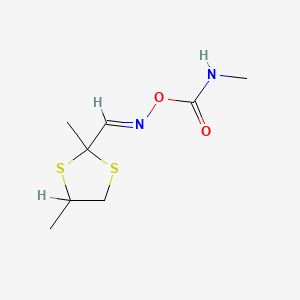 1,3-Dithiolane-2-carboxaldehyde, 2,4-dimethyl-, O-((methylamino)carbonyl)oxime