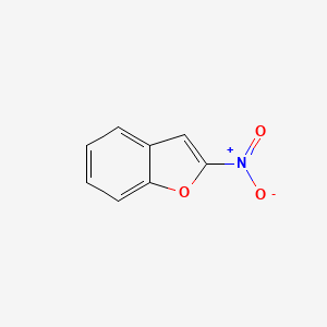 molecular formula C8H5NO3 B1220441 2-Nitrobenzofuran CAS No. 33094-66-5