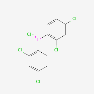 molecular formula C12H6Cl5I B1220442 Feniodium chloride CAS No. 34563-73-0
