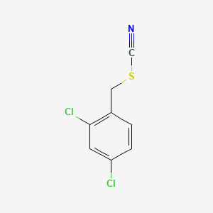 molecular formula C8H5Cl2NS B1220448 2,4-Dichlorobenzyl thiocyanate CAS No. 7534-61-4