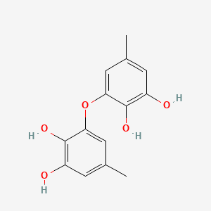 molecular formula C14H14O5 B1220451 Violaceol i CAS No. 68027-81-6