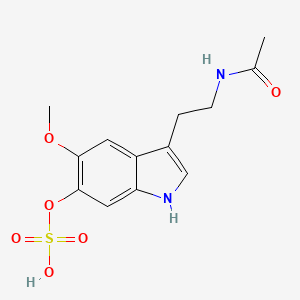 molecular formula C13H16N2O6S B1220468 6-Sulfatoxymelatonin CAS No. 2208-40-4