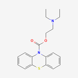 beta-diethylaminoethyl phenothiazine-N-carboxylate
