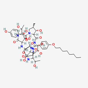 1-[(4R,5R)-4,5-Dihydroxy-N2-[4-(octyloxy)benzoyl]-L-ornithine]echinocandin B