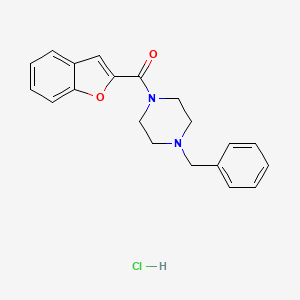 molecular formula C20H21ClN2O2 B1220479 Befuraline hydrochloride CAS No. 41716-84-1