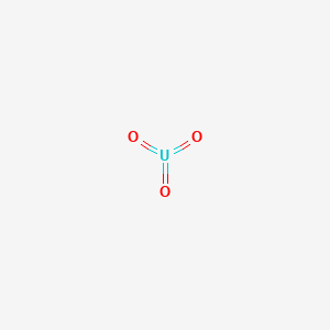molecular formula UO3<br>O3U B1220480 Uranium trioxide CAS No. 1344-58-7