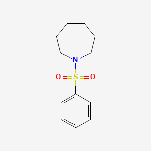 molecular formula C12H17NO2S B12204805 1-(Benzenesulfonyl)azepane 