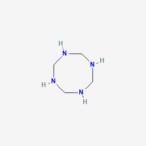 molecular formula C4H12N4 B1220484 1,3,5,7-Tetrazocane CAS No. 6054-74-6