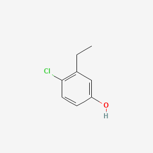molecular formula C8H9ClO B1220485 4-Chloro-3-ethylphenol CAS No. 14143-32-9