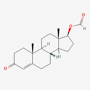 molecular formula C20H28O3 B1220507 Testosterone formate CAS No. 3129-42-8
