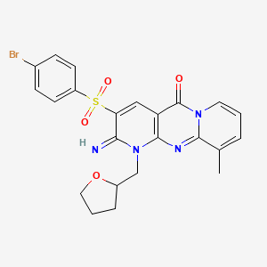 molecular formula C23H21BrN4O4S B12205126 C23H21BrN4O4S 