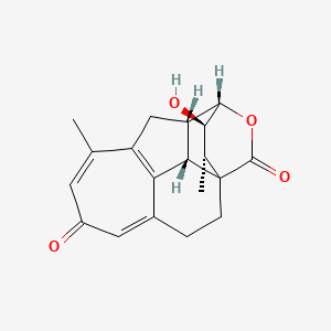 molecular formula C19H20O4 B1220513 Hainanolidol CAS No. 73213-63-5