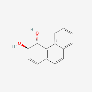 molecular formula C14H12O2 B1220517 (3R,4R)-3,4-dihydrophenanthrene-3,4-diol CAS No. 77123-17-2