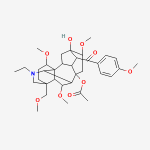 molecular formula C35H49NO9 B1220519 Bulleyaconitine A 