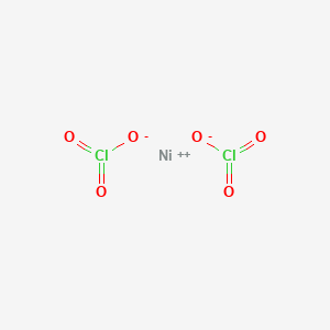 molecular formula Cl2NiO6 B1220523 Nickel chlorate CAS No. 67952-43-6
