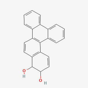 molecular formula C22H16O2 B1220526 11,12-Dihydrobenzo(g)chrysene-11,12-diol CAS No. 178738-54-0