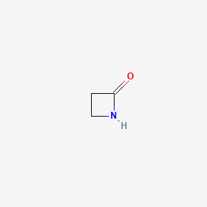 molecular formula C3H5NO B1220530 2-Azetidinone CAS No. 930-21-2