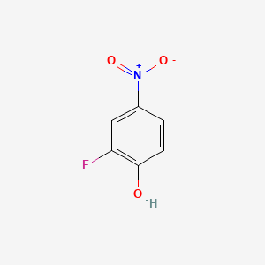 molecular formula C6H4FNO3 B1220534 2-Fluoro-4-nitrophenol CAS No. 403-19-0