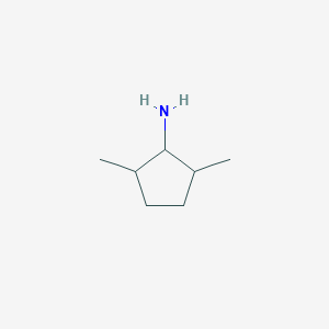 molecular formula C7H15N B122054 2,5-Dimethyl cyclopentanamine CAS No. 80874-82-4