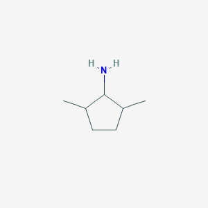 molecular formula C7H15N B122054 2,5-二甲基环戊烷-1-胺 CAS No. 80874-82-4