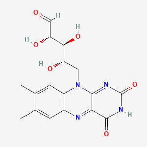 molecular formula C17H18N4O6 B1220549 Vitamin B2 aldehyde CAS No. 59224-04-3