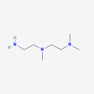 molecular formula C7H19N3 B1220554 1,2-Ethanediamine, N-(2-aminoethyl)-N,N',N'-trimethyl- CAS No. 33451-85-3