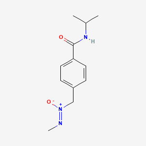 molecular formula C12H17N3O2 B1220565 N-Isopropyl-p-methylazoxymethylbenzamide CAS No. 13344-51-9