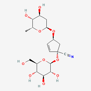 molecular formula C18H27NO10 B1220584 Passicapsin CAS No. 82829-54-7