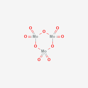molecular formula Mo3O9 B1220585 Trimolybdenum nonaoxide CAS No. 12163-83-6