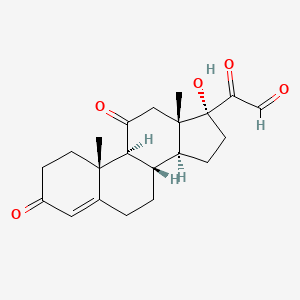 molecular formula C21H26O5 B1220591 21-去氢皮质酮 CAS No. 16574-04-2