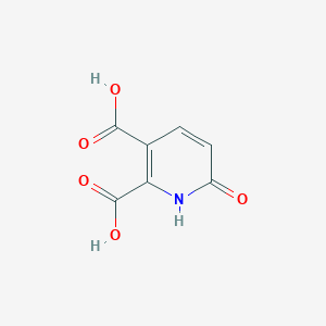 molecular formula C7H5NO5 B1220593 6-oxo-1H-pyridine-2,3-dicarboxylic acid CAS No. 7596-64-7