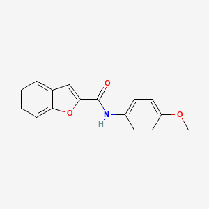 molecular formula C16H13NO3 B1220595 N-(4-methoxyphenyl)-1-benzofuran-2-carboxamide 